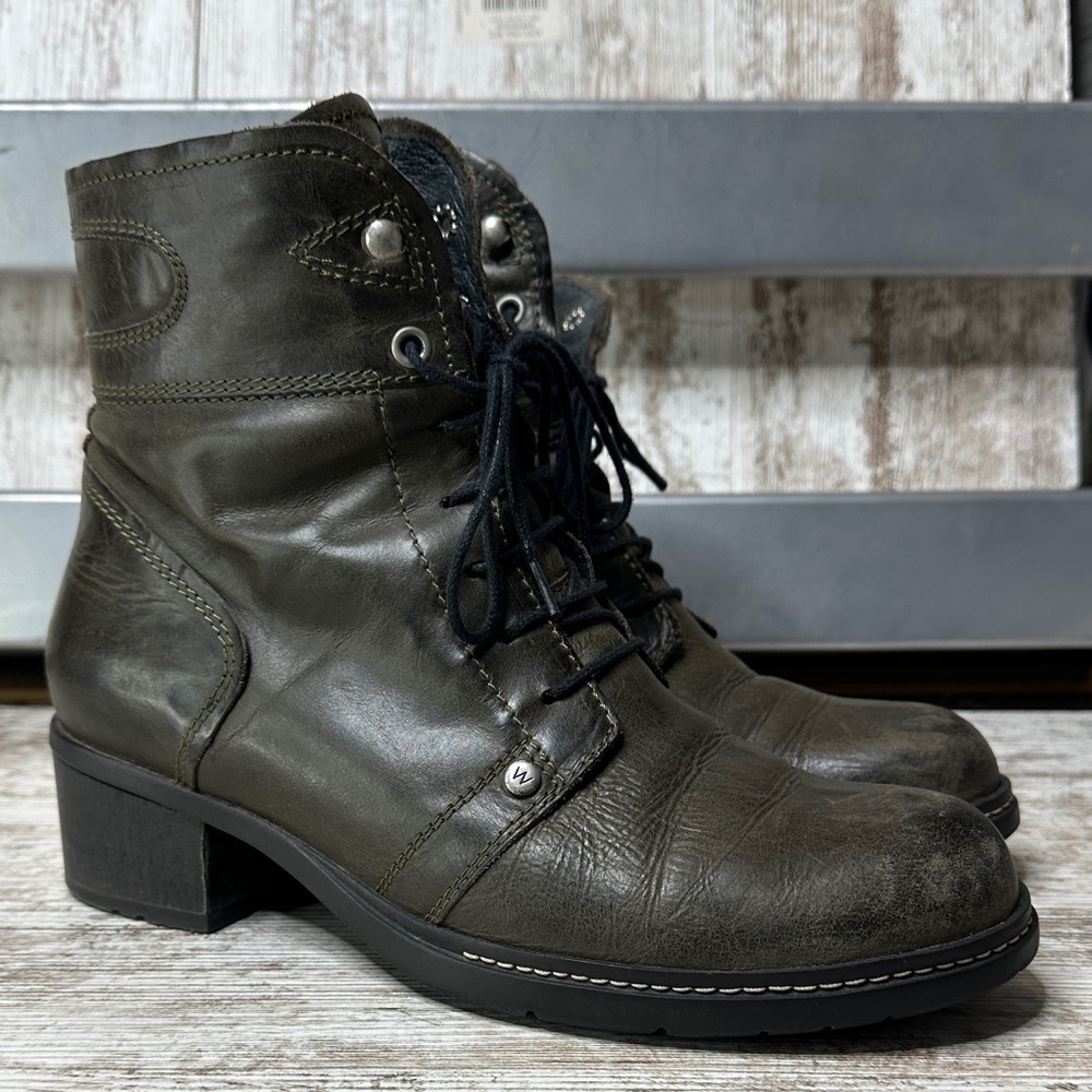 WOLKY RED DEER BOOT Women’s Sz 42 Warm lined water resistant Biker boot